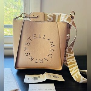 Like New Stella McCartney Stella Logo Crossbody Bag in Ballet Pink Free Shipping